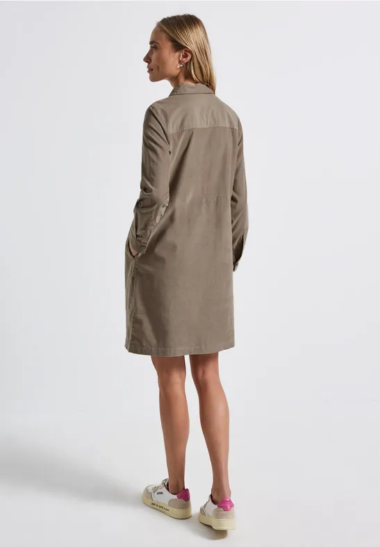 Cordkleid bark brown