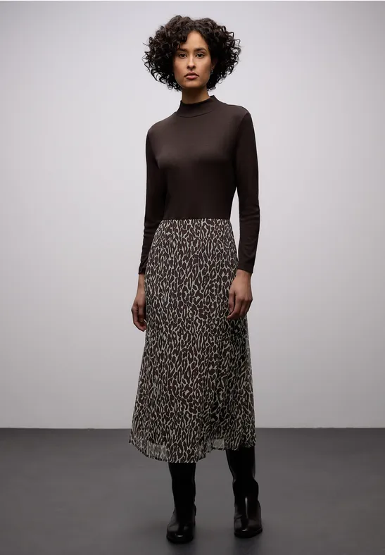 Kleid mit Leo-Rock molten earth