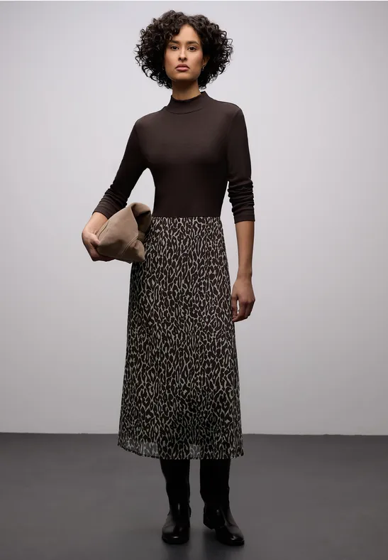 Kleid mit Leo-Rock molten earth