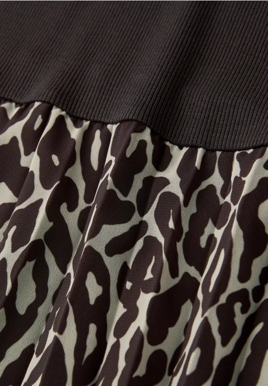 Kleid mit Leo-Rock molten earth