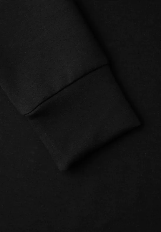 Kleid in Unifarbe Black