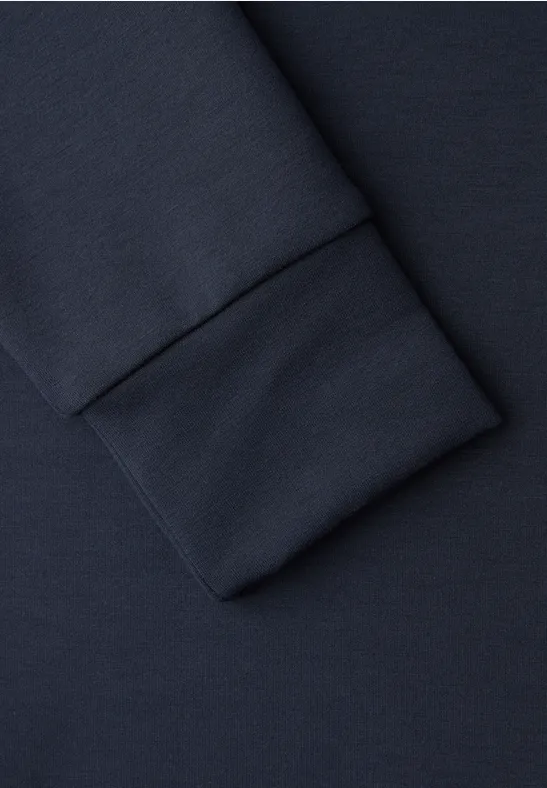 Kleid in Unifarbe shadowed navy