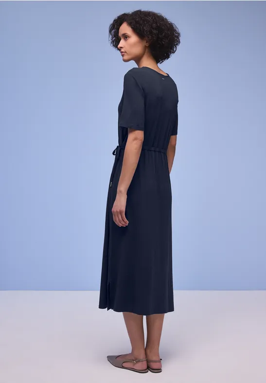 Robe midi avec détail cache-cœur shadowed navy