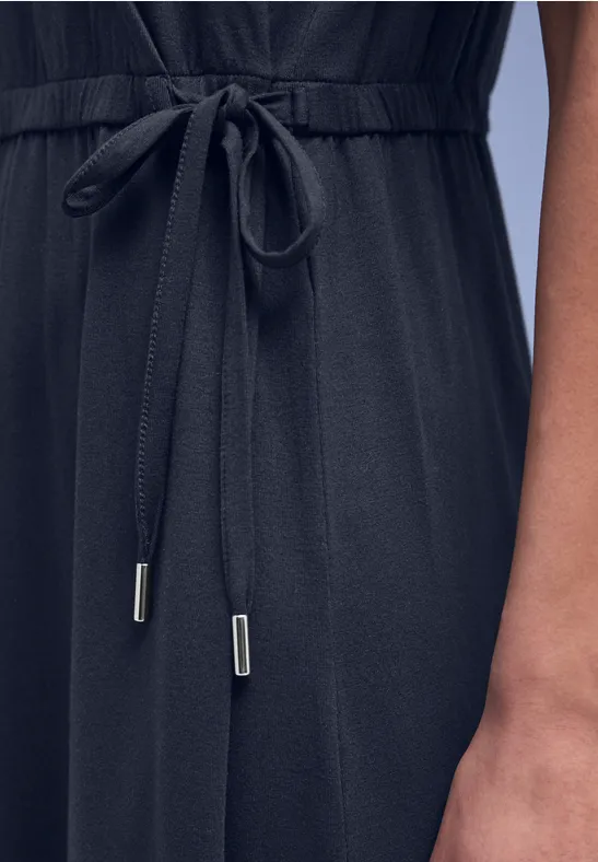 Robe midi avec détail cache-cœur shadowed navy