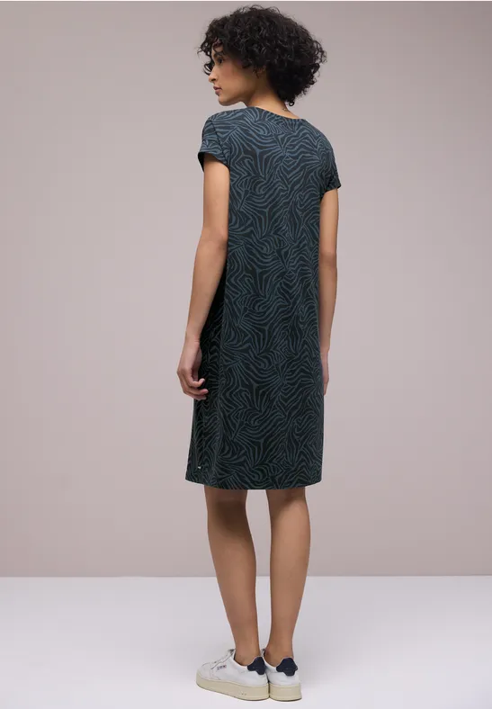 Gemustertes Kleid cool vintage green