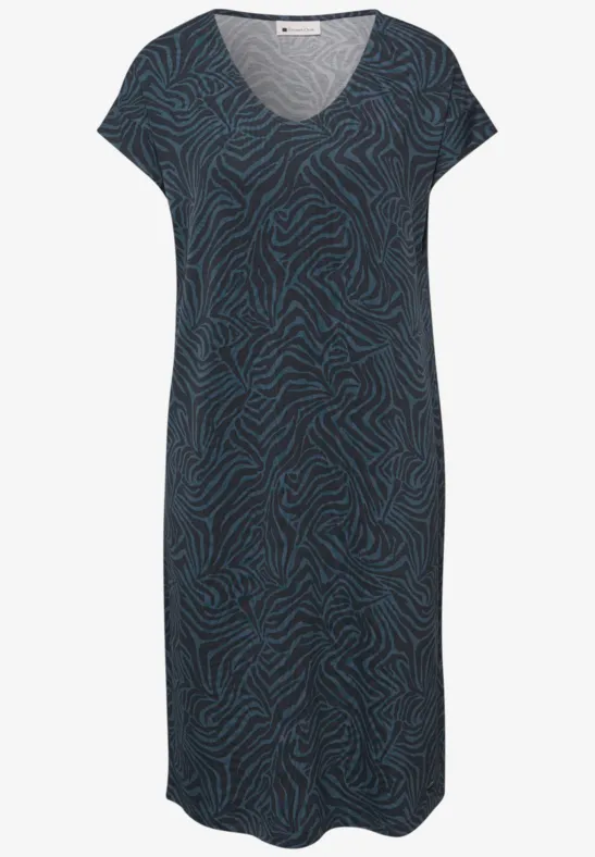 Gemustertes Kleid cool vintage green