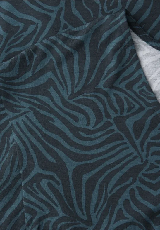 Gemustertes Kleid cool vintage green