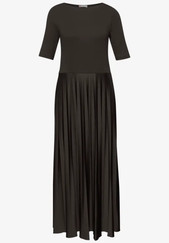 Midi-jurk espresso brown
