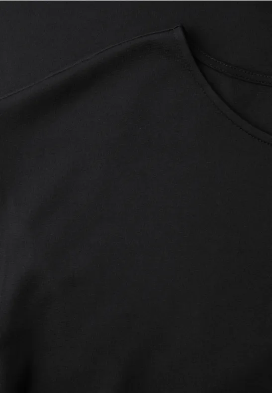 Robe longueur genou en jersey Black