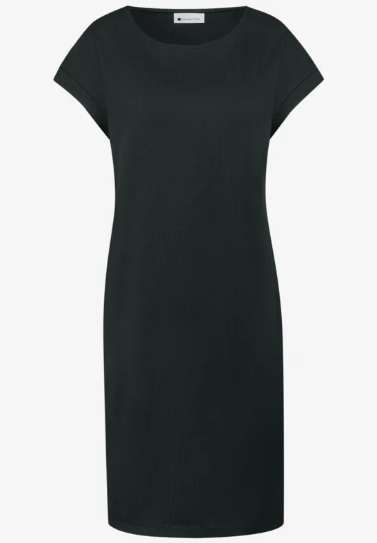 Robe longueur genou en jersey deep bound green