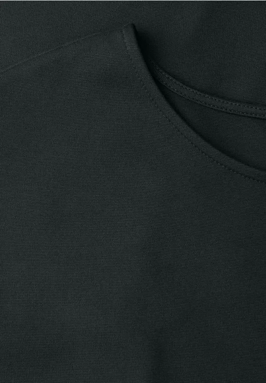 Robe longueur genou en jersey deep bound green