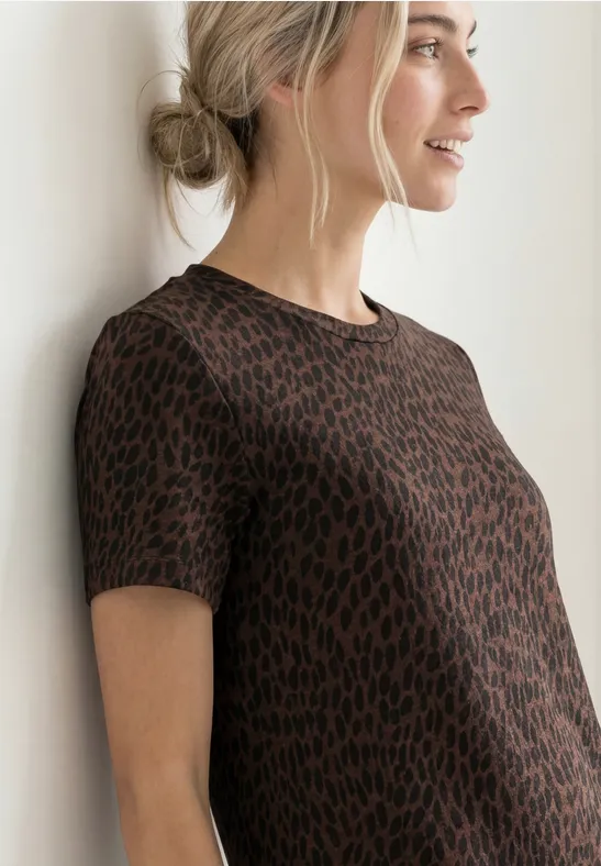Street One Midikleid mit grafischem Muster 