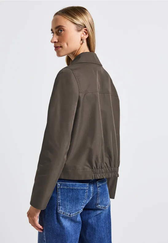 Kurzer Trenchcoat nomad brown