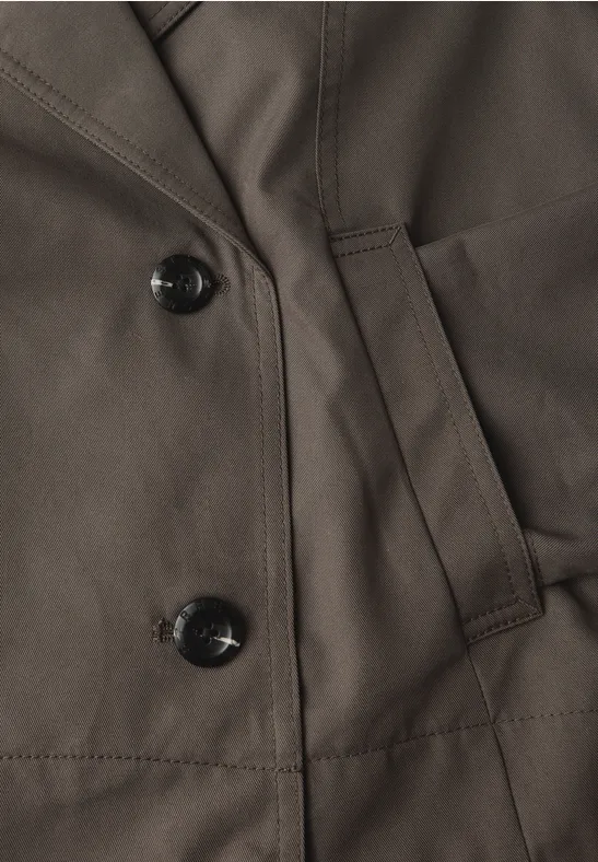 Kurzer Trenchcoat nomad brown