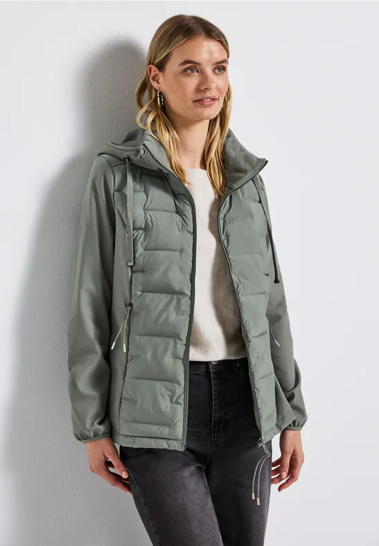 Strukturmix Softshelljacke Fresh Sage
