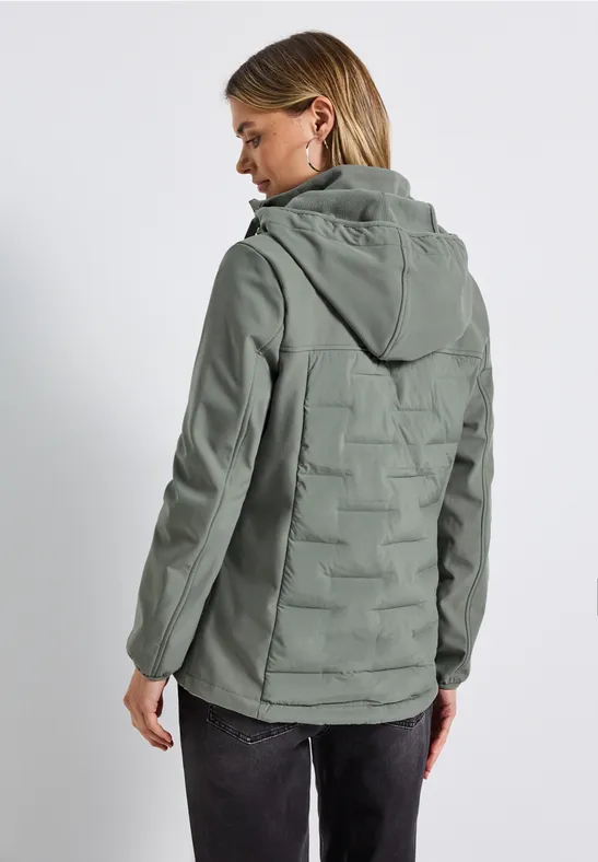Strukturmix Softshelljacke Fresh Sage