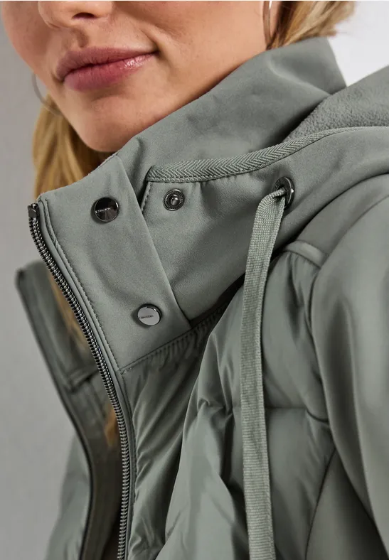 Strukturmix Softshelljacke Fresh Sage