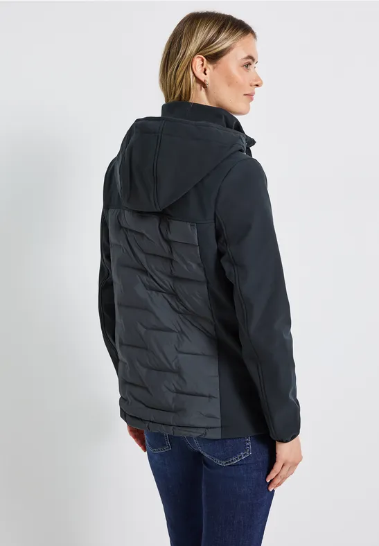 Strukturmix Softshelljacke Obsidian Blue