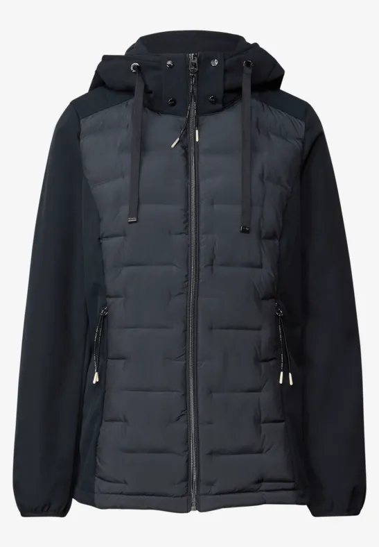 Strukturmix Softshelljacke Obsidian Blue
