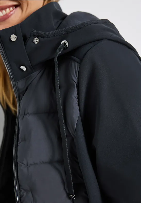 Strukturmix Softshelljacke Obsidian Blue