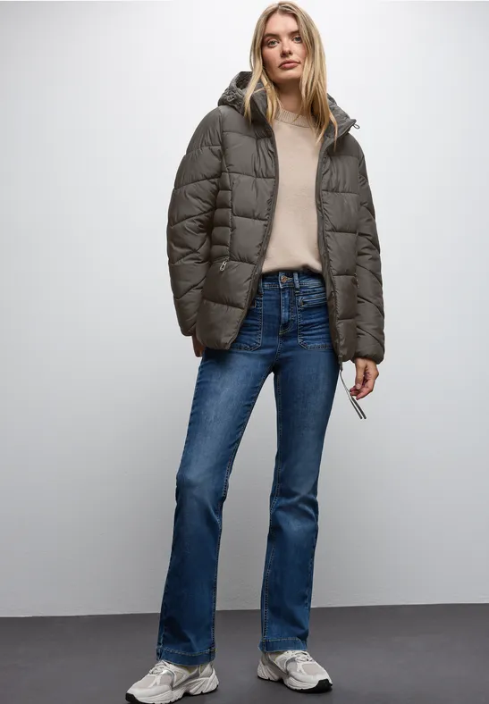 Kurze Steppjacke nomad brown