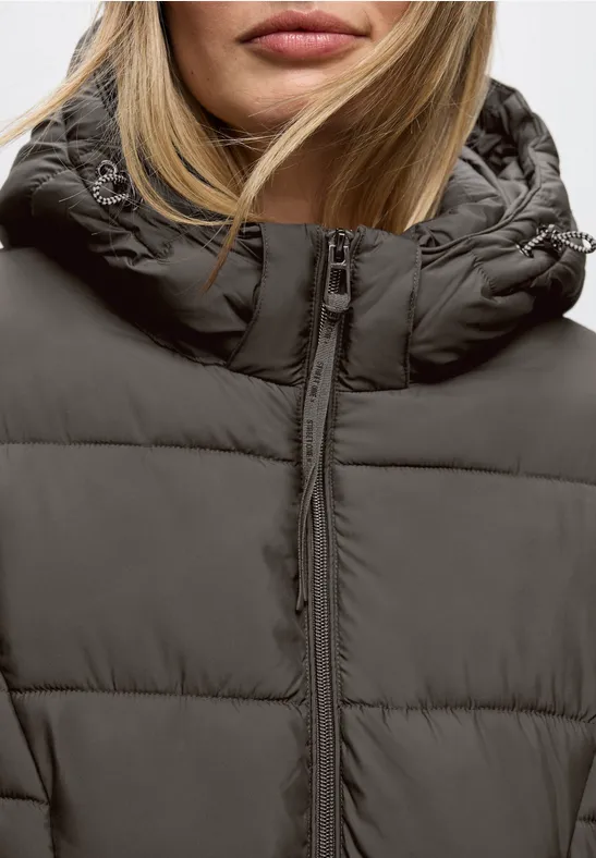 Kurze Steppjacke nomad brown