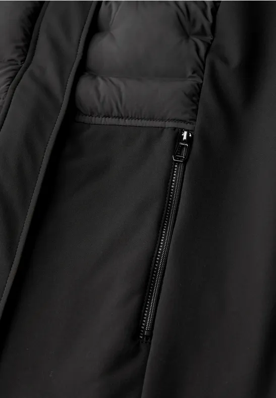 Softshelljacke mit Details Black