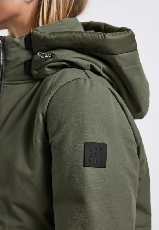 Strukturmix Jacke cypress green