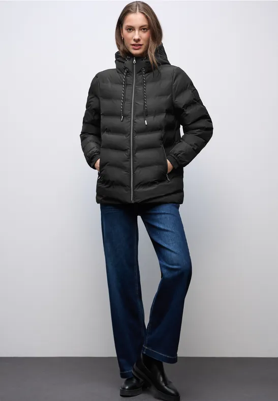 Jasje met gelijmde naden Black