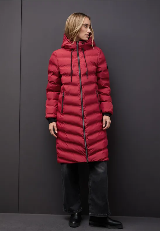 Jas met gelijmde naden carpet red