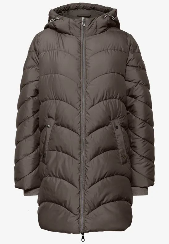 Midi Steppjacke nomad brown