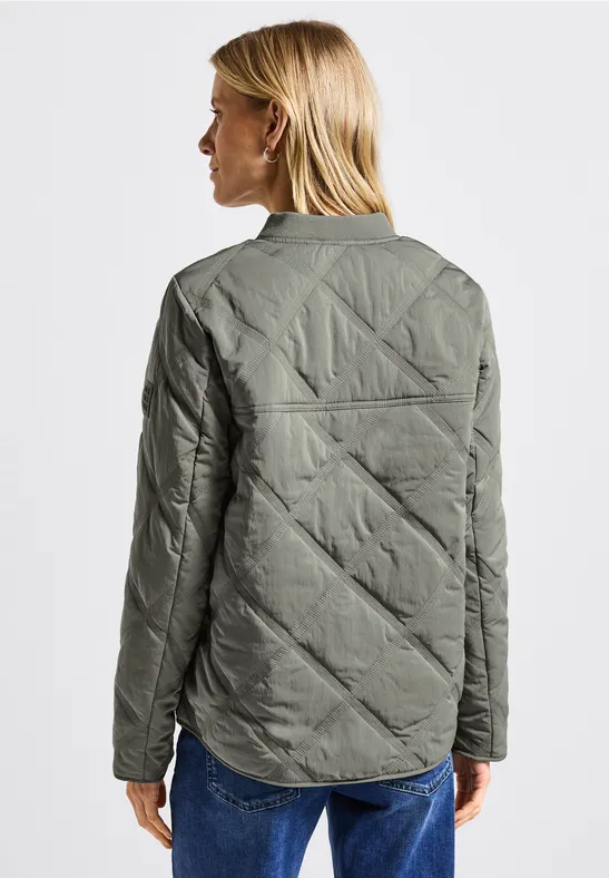 Blouson mit Steppmuster Fresh Sage