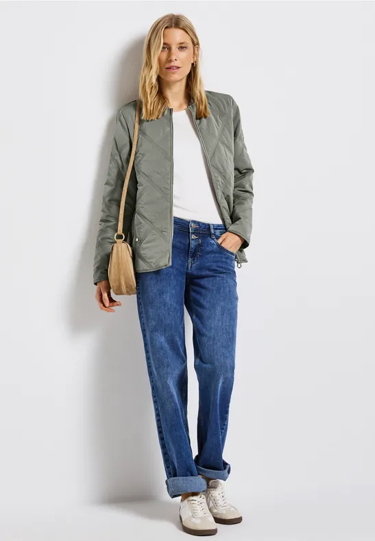 Blouson mit Steppmuster Fresh Sage