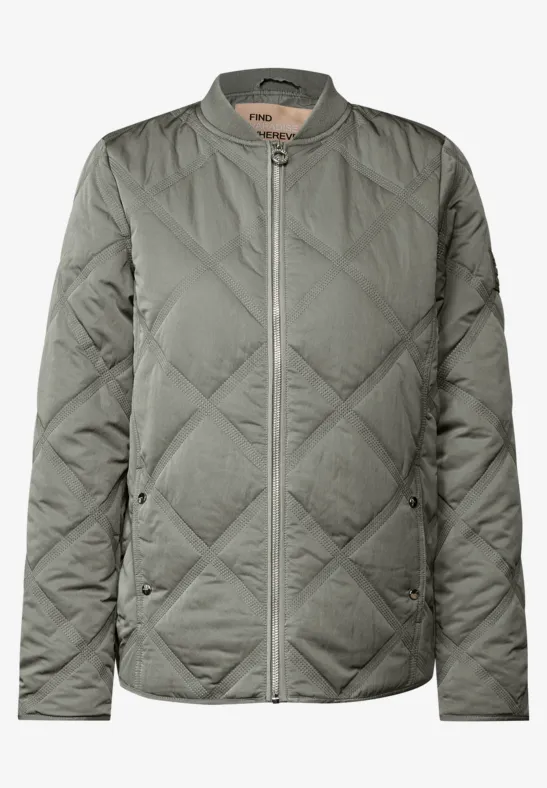 Blouson mit Steppmuster Fresh Sage