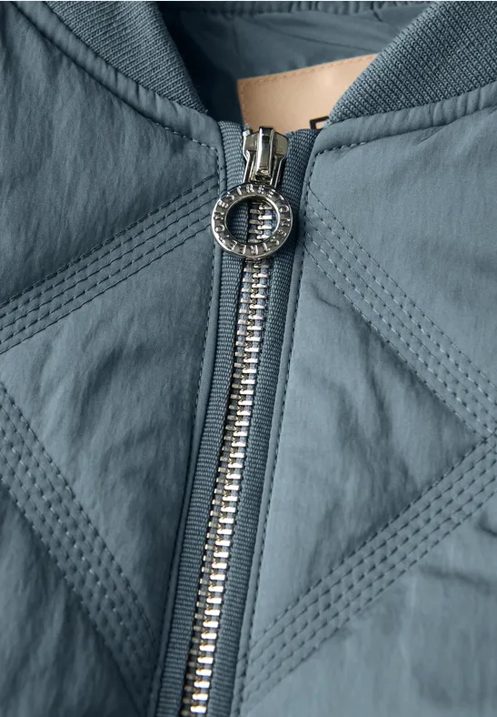 Blouson mit Steppmuster Slate Blue