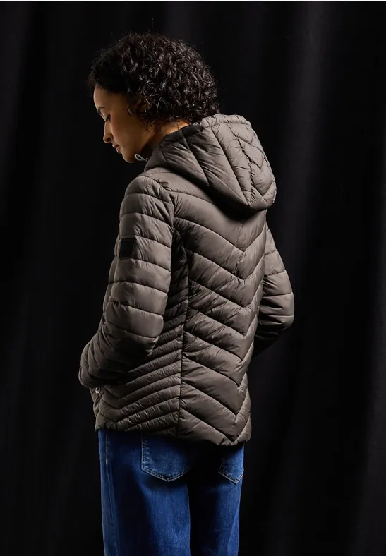 Veste avec capuche amovible nomad brown