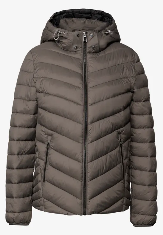 Veste avec capuche amovible nomad brown