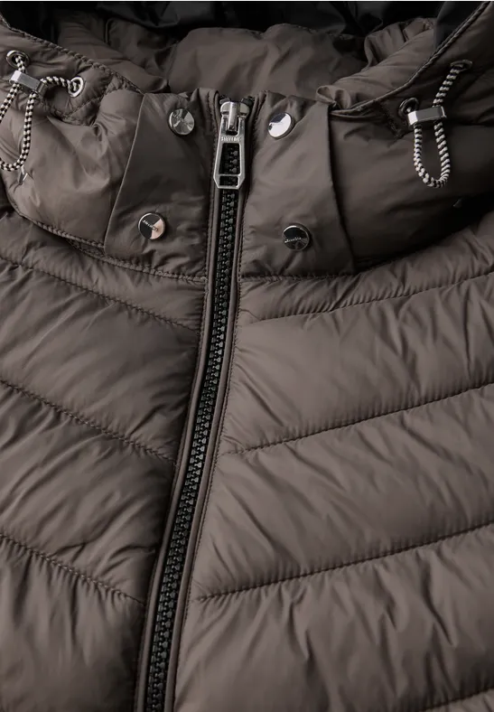 Veste avec capuche amovible nomad brown