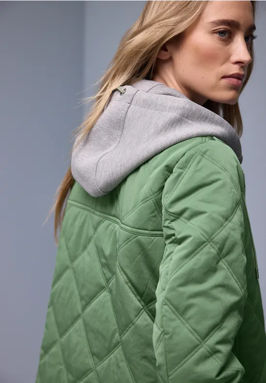 Jacke mit abnehmbarer Kapuze Mint Breeze