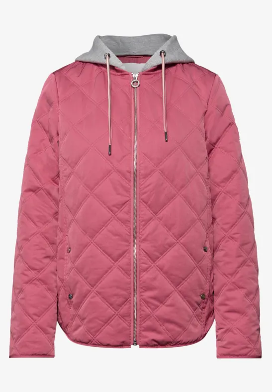 Jacke mit abnehmbarer Kapuze desert berry
