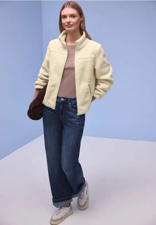 Veste douillette eggshell ecru