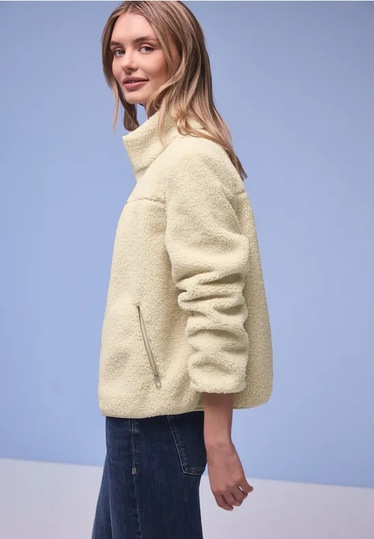 Veste douillette eggshell ecru