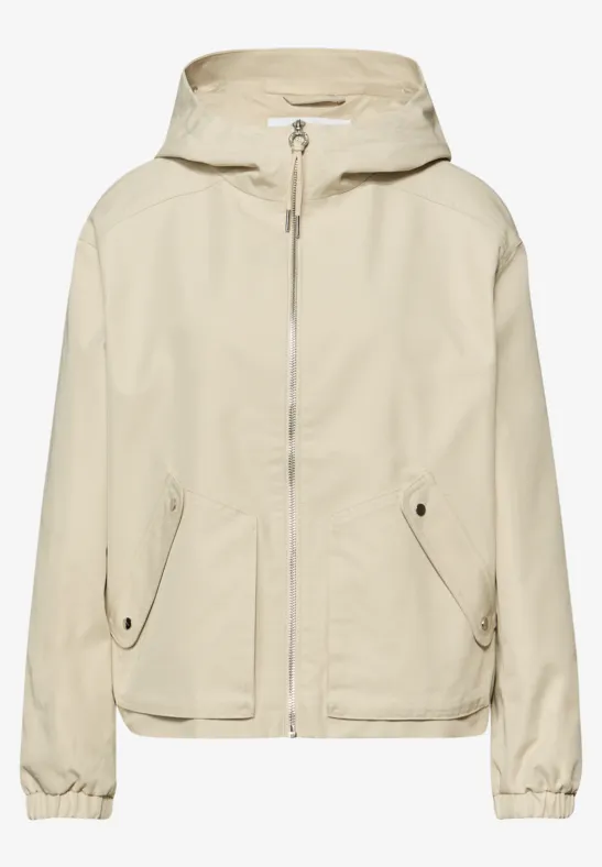 Veste courte powder beige