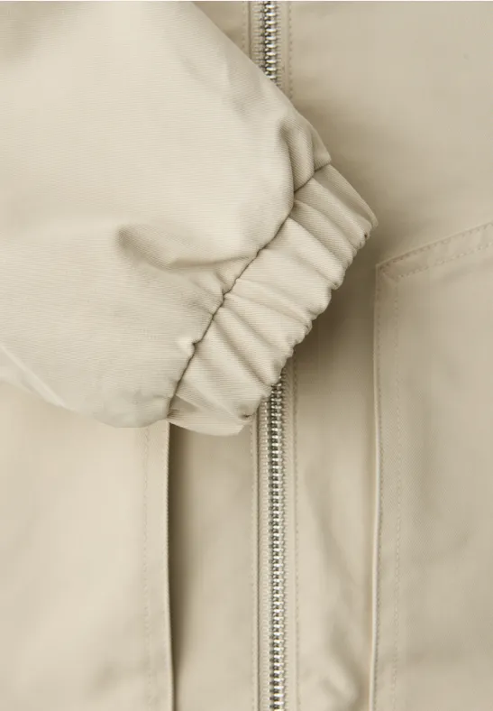 Veste courte powder beige