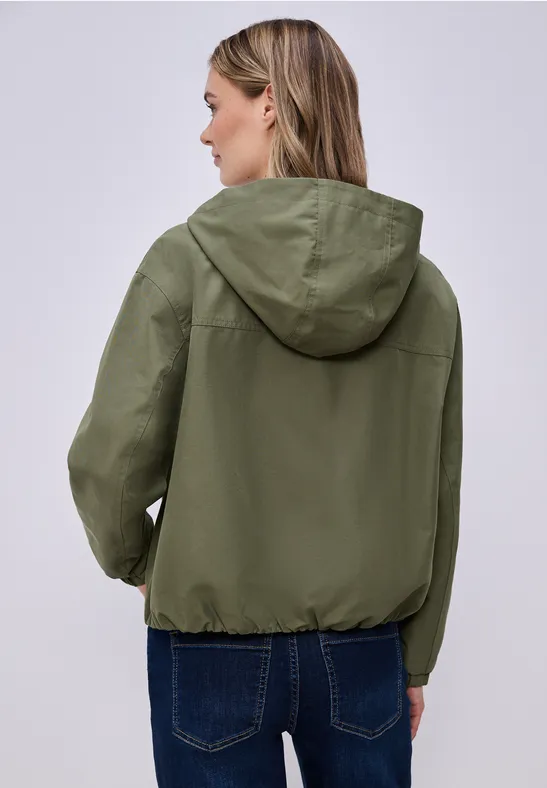 Veste courte Dark Vetiver Green