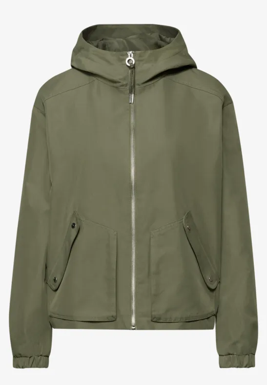 Veste courte Dark Vetiver Green
