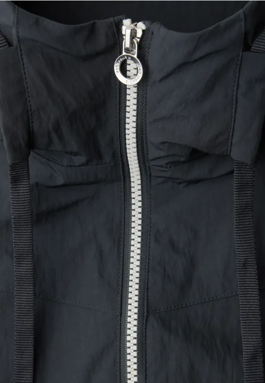 Jacke mit Kapuze und Zipper Skyfall Blue