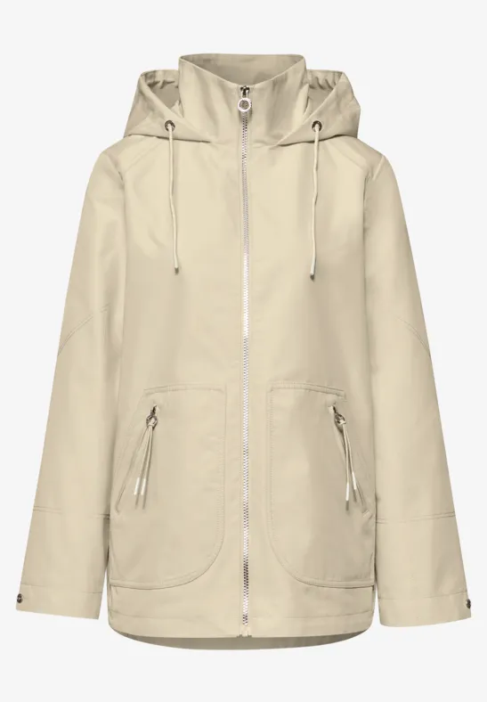 Parka powder beige