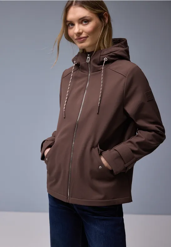Parka mahogany brown