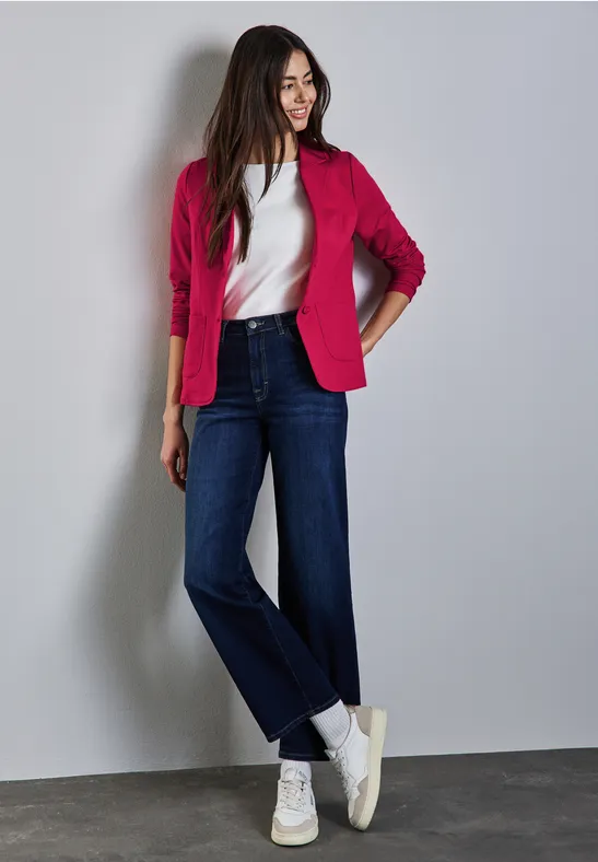STREET-ONE Blazer Basique Avec Structure Pour Femmes En Rose | STREET-ONE